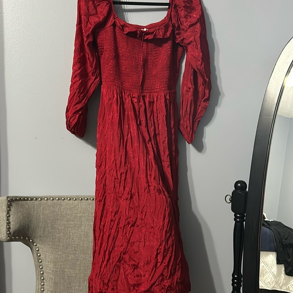 Maurices Dresses & Skirts - Medium satin maxi dress.